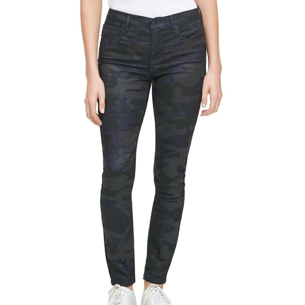 JR62 Calvin Klein Jeans Camouflage-Print Skinny Jeans Size 29 x 29